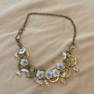 Glass Flower Necklace